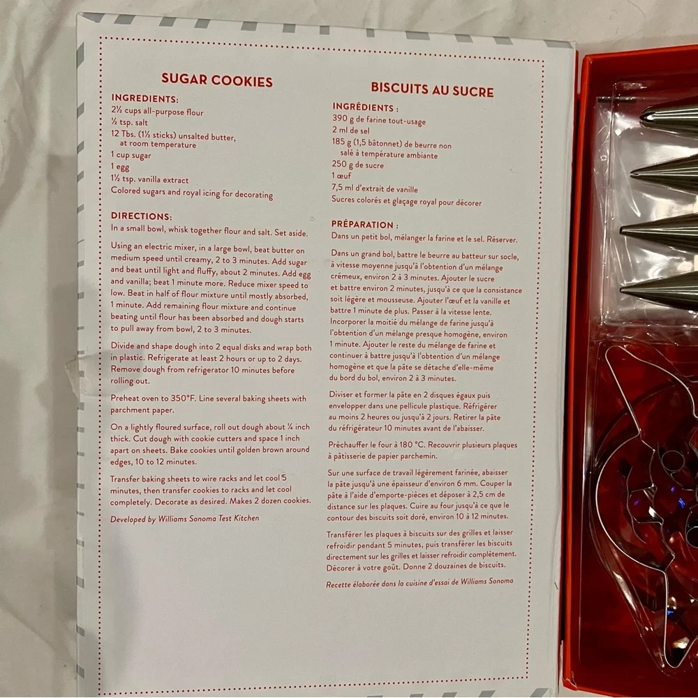 Williams Sonoma Star Wars Cookie Baking Kit - Red and Cream Accents